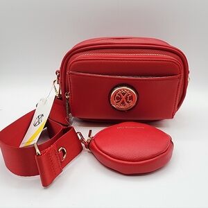 Christian Lacroix EVE Pebble Camera Bag with Coin Pouch NWT